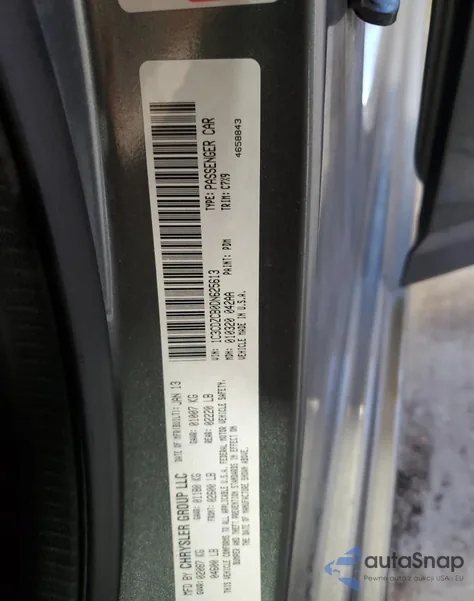 2013 Dodge Avenger Sxt from USA, damaged, VIN 1C3CDZCB0DN625613